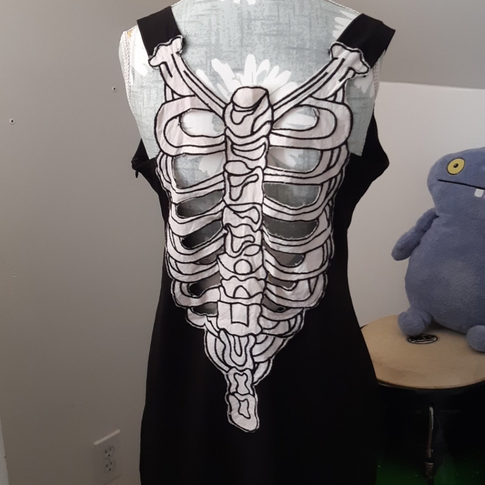 SoleMio skeleton mini dress